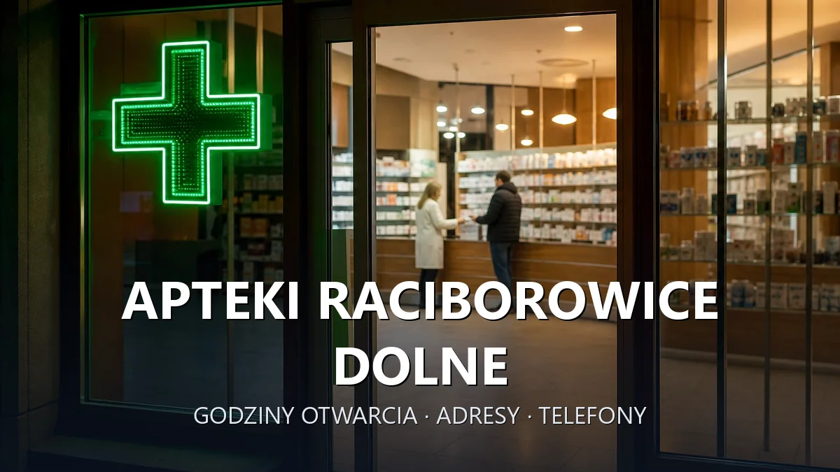 Apteki Raciborowice Dolne, gmina Warta Bolesławiecka, powiat bolesławiecki - adresy, telefony, godziny otwarcia
