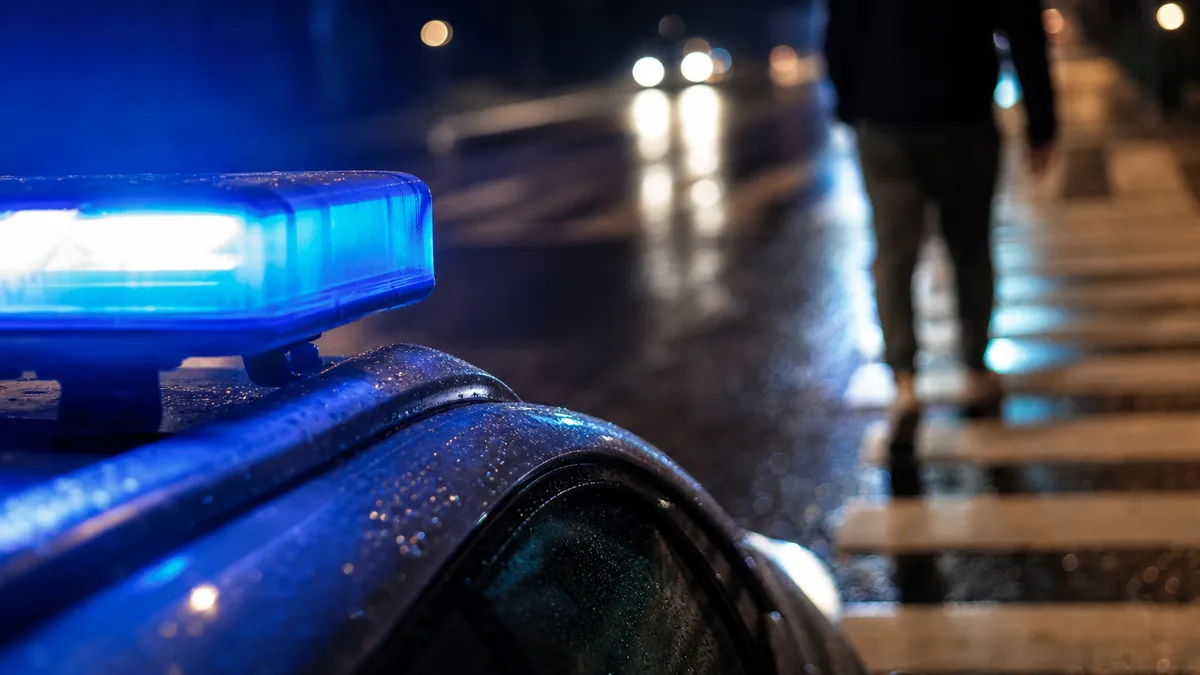 Pieszy na A4 po drugiej w nocy. Policjanci odkryli, że był poszukiwany