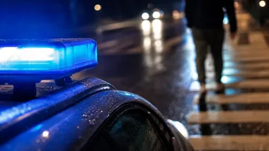 Pieszy na A4 po drugiej w nocy. Policjanci odkryli, że był poszukiwany