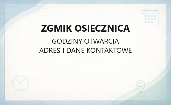ZGMiK Osiecznica - kontakt, awarie, PSZOK i taryfy za wodę