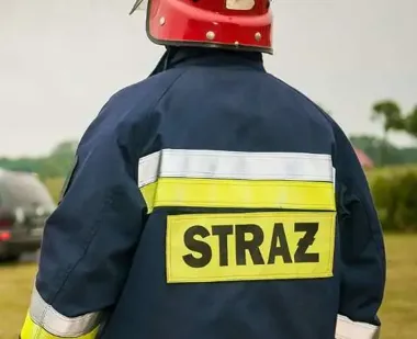 Strażacy z Bolesławca trenowali w zamku - terenu nie wybrali przypadkiem