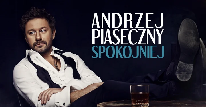 Grafika promocyjna wydarzenia Andrzej Piaseczny – Spokojniej w Bolesławcu