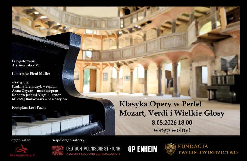 Grafika promocyjna wydarzenia Klasyka Opery w Perle! Mozart, Verdi i Wielkie Głosy