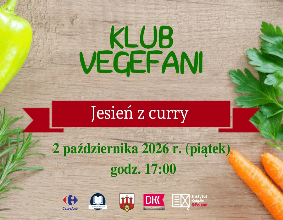 Grafika promocyjna wydarzenia Klub Vegefani – Jesień z curry