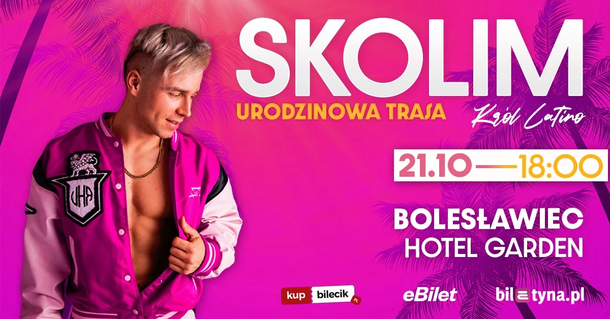 Grafika promocyjna wydarzenia SKOLIM | BOLESŁAWIEC – koncert urodzinowy
