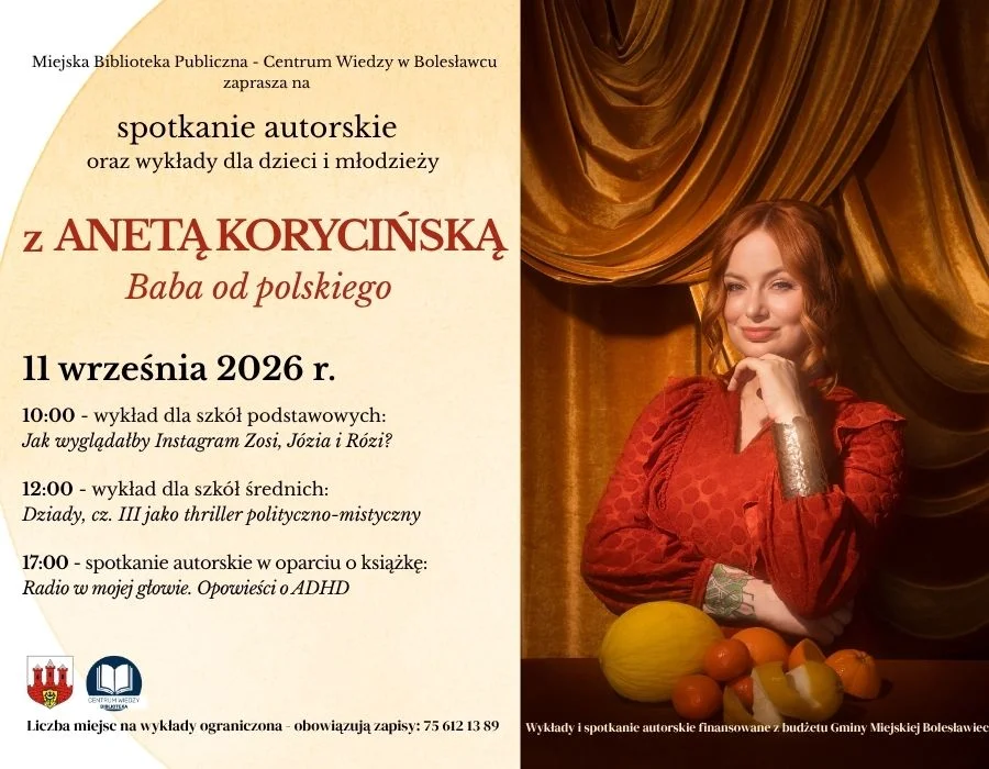 Grafika promocyjna wydarzenia Spotkania z Babą od polskiego
