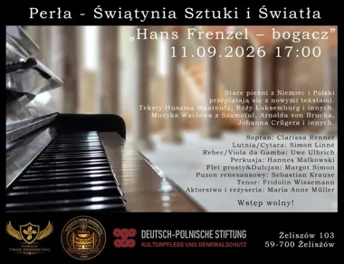 Grafika promocyjna wydarzenia Hans Frenzel - bogacz