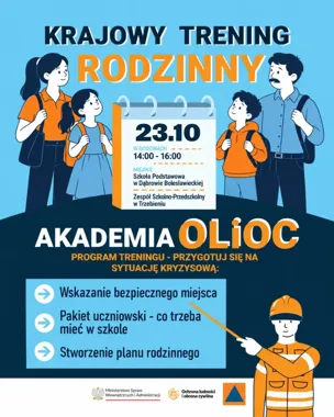 Grafika promocyjna wydarzenia Krajowy Trening Rodzinny