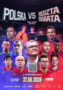 Grafika promocyjna wydarzenia Wyjazd na Mecz Legend z BKS – wspólny kibicowski wyjazd na Tarczyński Arenę