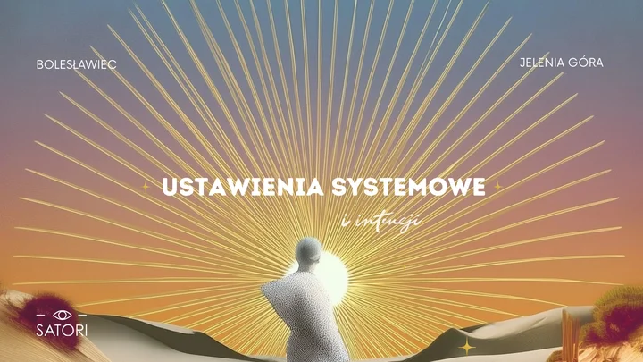 Grafika promocyjna wydarzenia Ustawienia systemowe i intencji – warsztat w Jeleniej Górze i Bolesławcu
