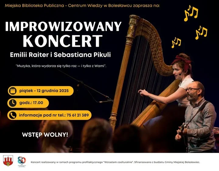 Improwizowany koncert Emilii Raiter i Sebastiana Pikuli - muzyka, która powstaje tylko raz
