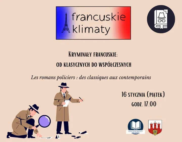 Kryminały francuskie w bibliotece - klasyka, filmowe adaptacje i nowe tropy