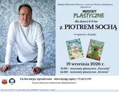 Pszczoły, drzewa i rysunkowy humor - Piotr Socha w Bolesławcu.
