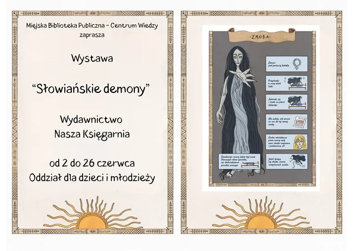 Słowiańskie demony wychodzą z lasu i zaglądają do biblioteki
