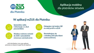 Nowa aplikacja ZUS dla płatników. Więcej spraw na smartfonie