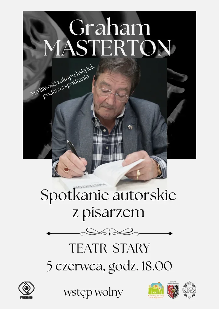 Król horroru przyjeżdża do Bolesławca. Graham Masterton spotka się z czytelnikami