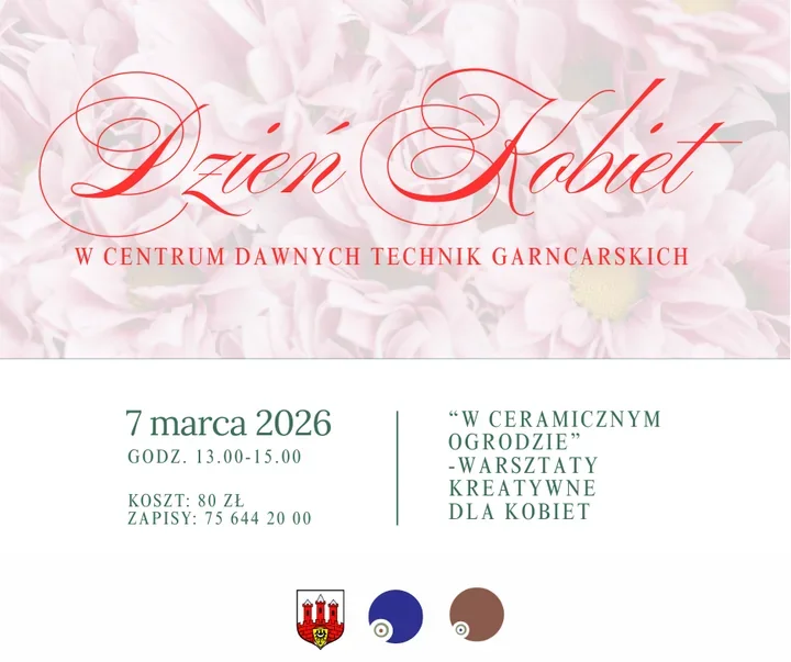 Warsztaty ceramiczne na Dzień Kobiet – kwiaty i herbata w muzeum