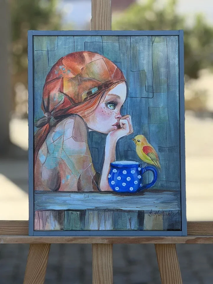 Wernisaż Beaty Montowskiej z losowaniem obrazu i filiżankowym akcentem