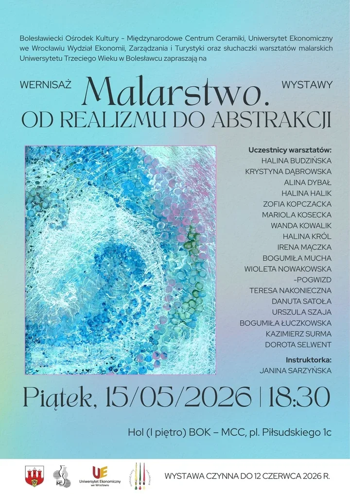 Od realizmu po abstrakcję. W Bolesławcu pokażą prace z pracowni UTW