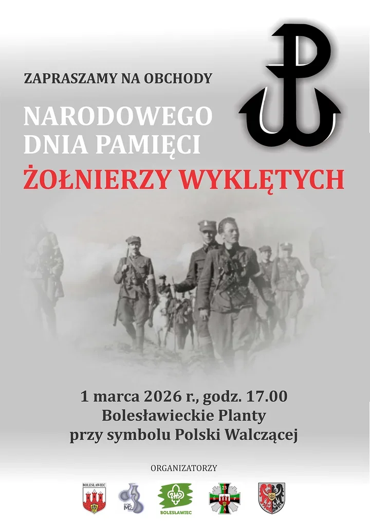 W Bolesławcu przypomną bohaterów – obchody Narodowego Dnia Żołnierzy Wyklętych