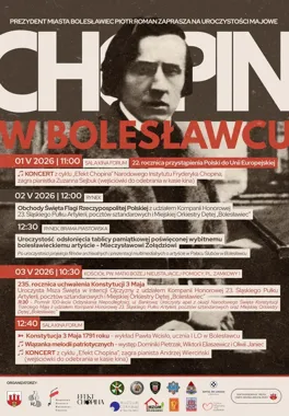 Majówka z muzyką i uroczystościami w Bolesławcu