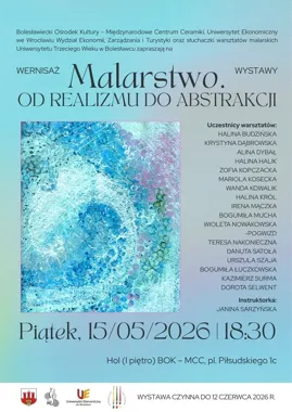 Od realizmu po abstrakcję. W Bolesławcu pokażą prace z pracowni UTW