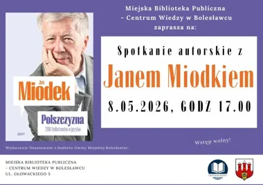 Jan Miodek przyjedzie do Bolesławca. Będzie czas na książki i autografy