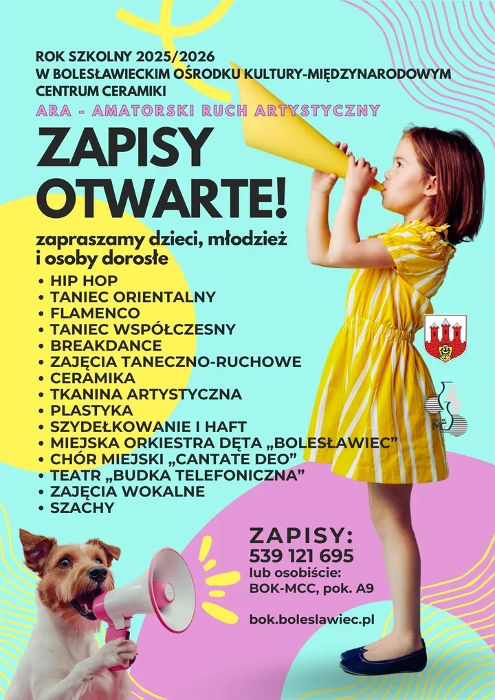 BOK-MCC otwiera zapisy na pracownie od tańca po ceramikę