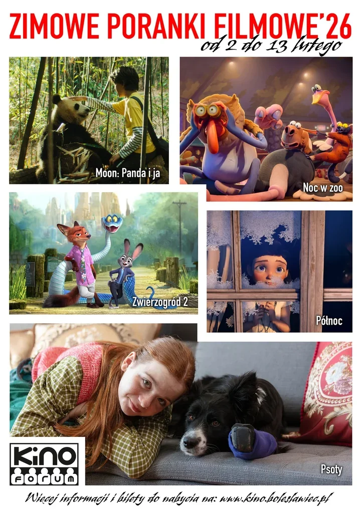 Rodzinne seanse w Kinie Forum - kolorowe historie na zimowe poranki