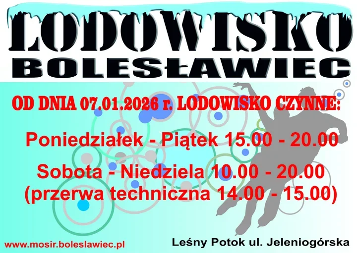 Sezon na tafli rusza w Bolesławcu - MOSiR otwiera lodowisko i podaje cennik
