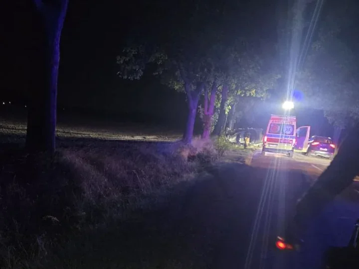 Podczas wyprzedzania kierowca stracił panowanie. Nie żyje 19-latek