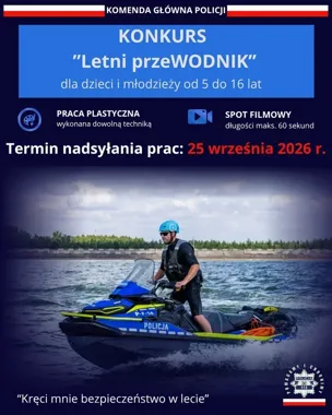 Dzieci pokażą, jak bezpiecznie spędzać wakacje. Konkurs Policji trwa do 25 września