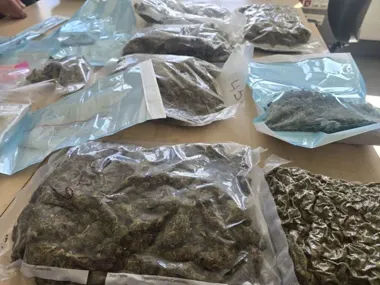 Ponad 3 kilogramy narkotyków w mieszkaniu pod Bolesławcem - 33-latek w areszcie