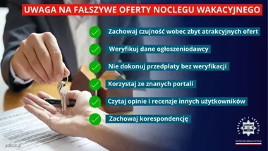 Wakacyjny nocleg i szybka dopłata - tak oszuści wyłudzają pieniądze
