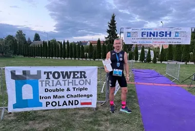 Policjant pokonał dwa maratony po 34 godzinach bez snu