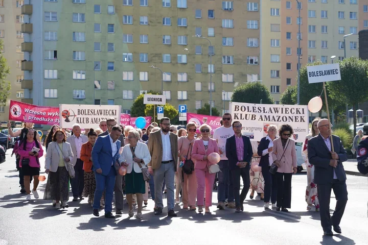 XII Dzień Walki z Rakiem połączył marsz ulicami Bolesławca i wykłady
